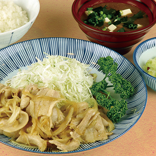 生姜焼き定食